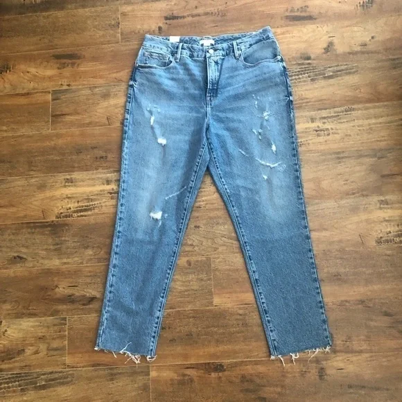 ๐
บ***nwt*** GOOD AMERICAN Weekender High-Waisted Jeans - Picture 6 of 16